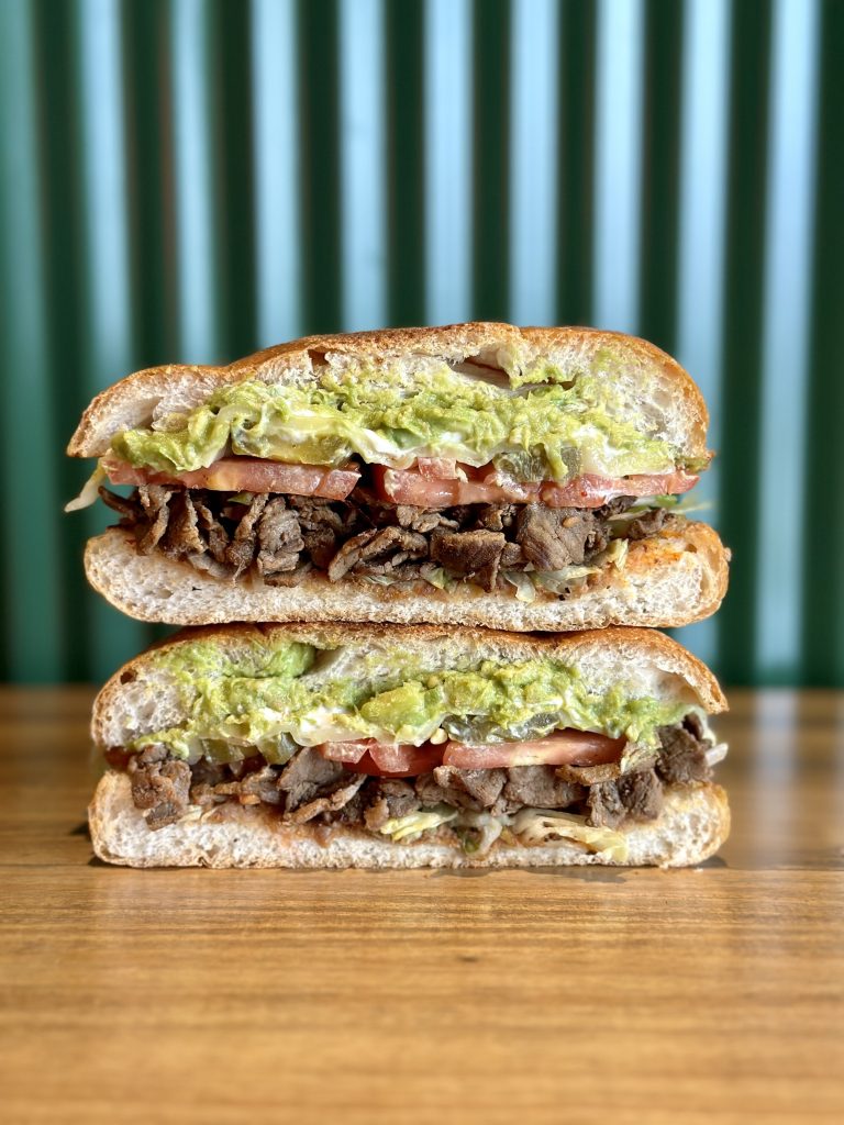 Torta sandwich at TNT’s Tacos N’ Tortas in Olathe, KS